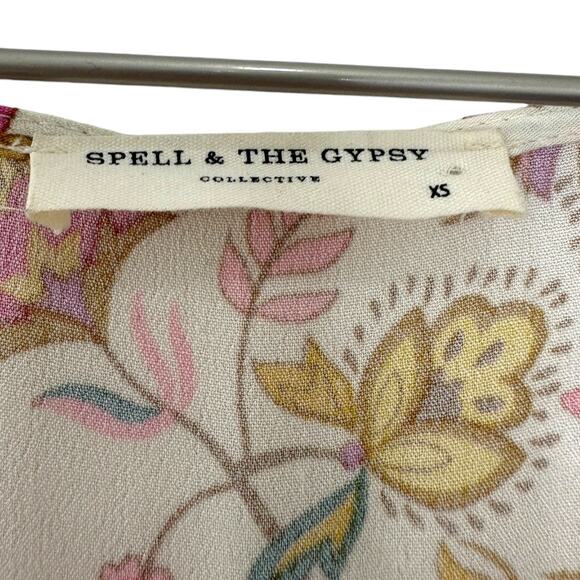 Spell & The Gypsy Portobello Road Babydoll Midi Dress Size XS - Picture 5 of 9